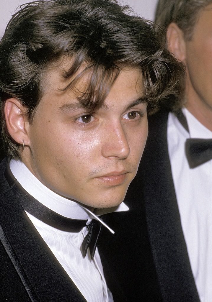 Johnny Depp at the Century Plaza Hotel in Los Angeles, 1988