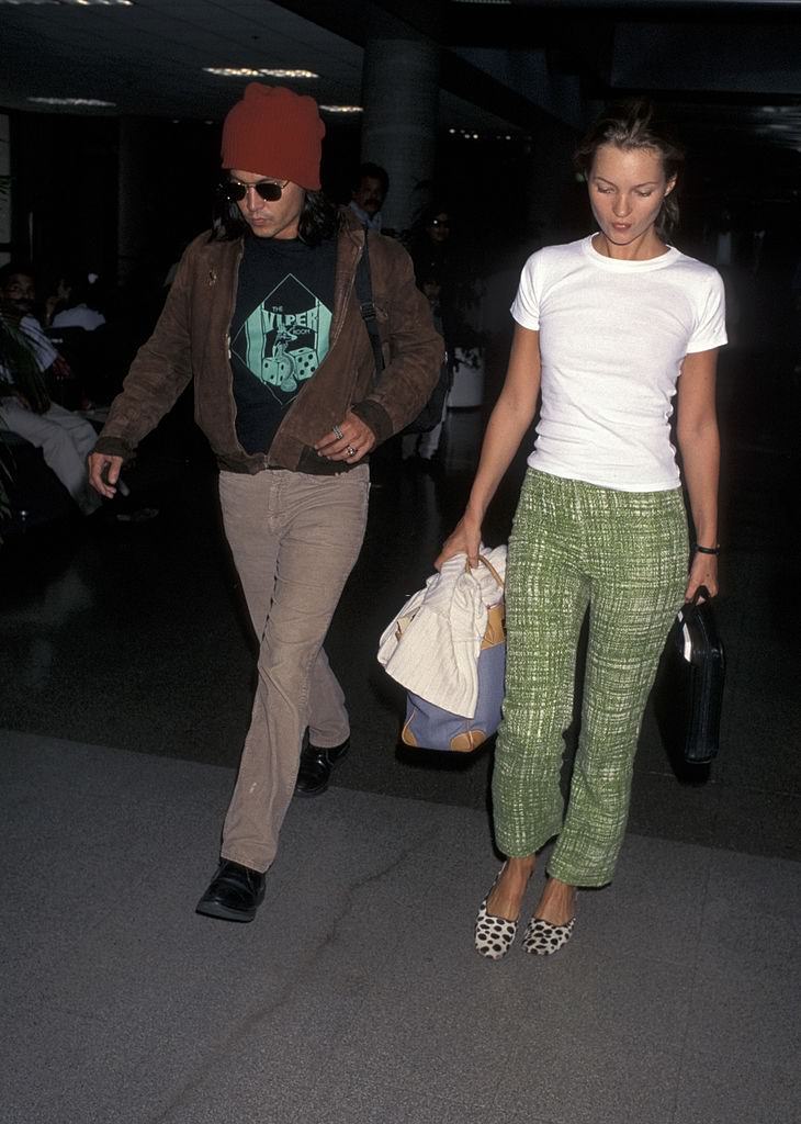 Johnny Depp and Kate Moss, 1989