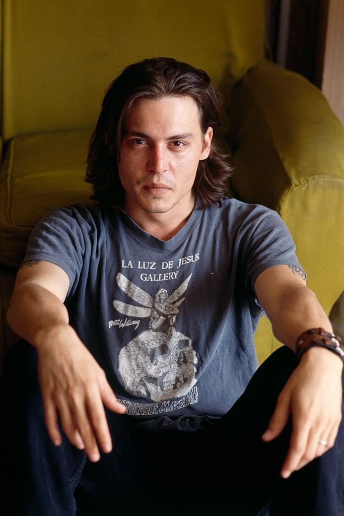 Johnny Depp at he Cannes Film Festiva, 1992