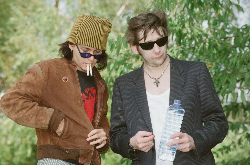 Johnny Depp with Shane MacGowan, 1994