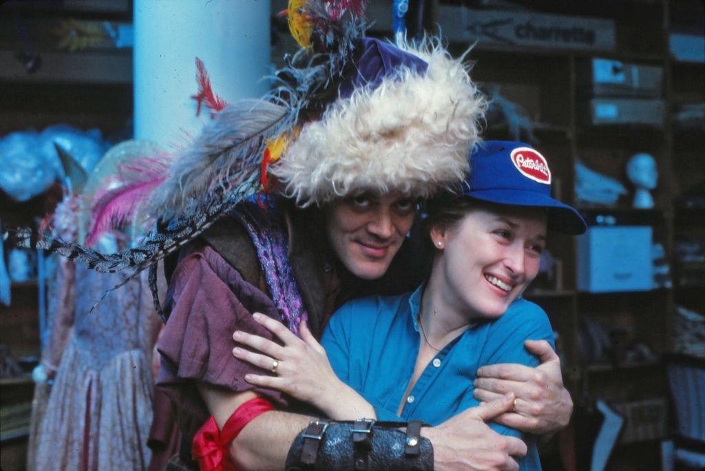 Meryl Streep with Raul Julia, 1979