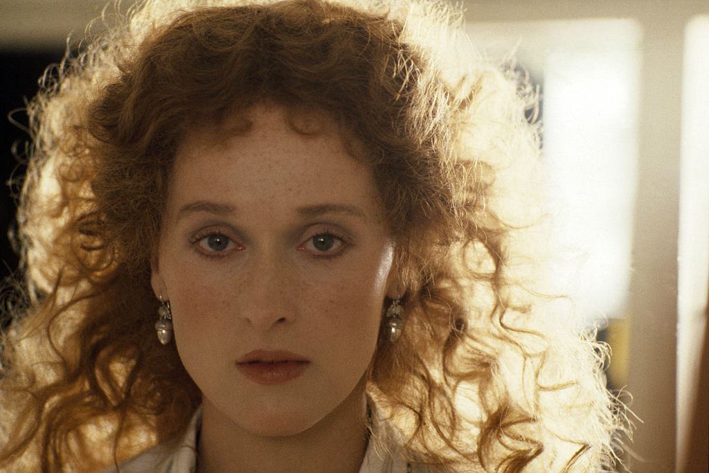Young Meryl Streep on the set of the film 'The French Lieutenant's Woman', 1980