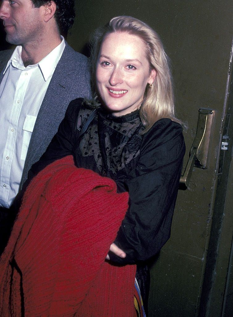 Meryl Streep at the opening of "Crimes of the Heart", 1981