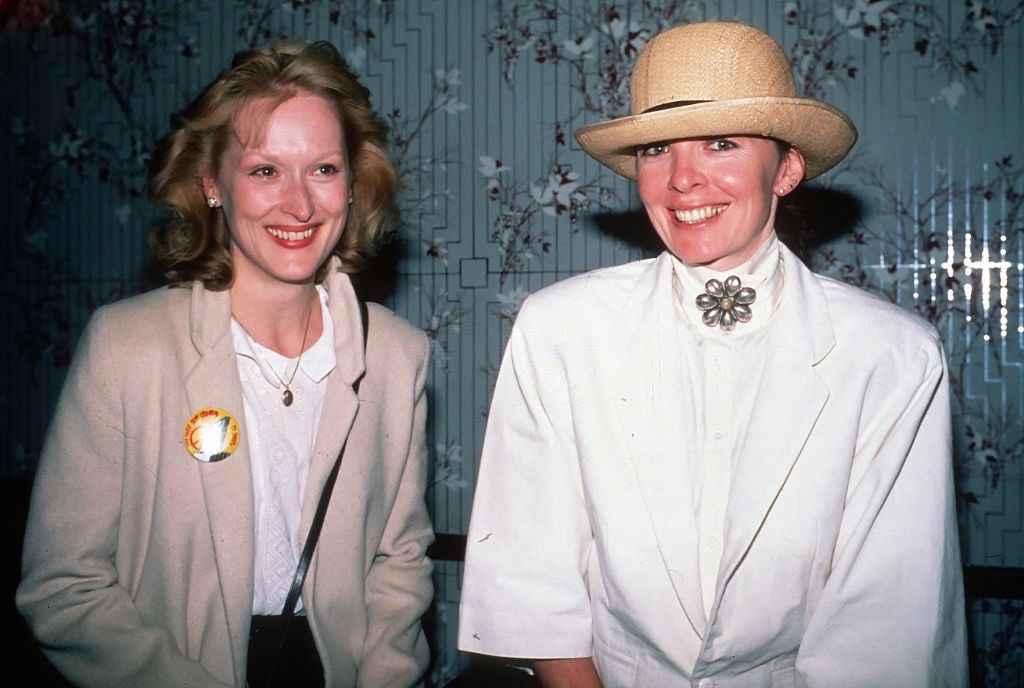 Meryl Streep with Diane Keaton, 1982