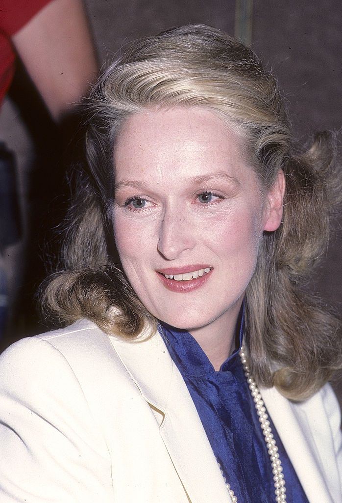 Meryl Streep at Ninth Anuual NATO convention, 1983