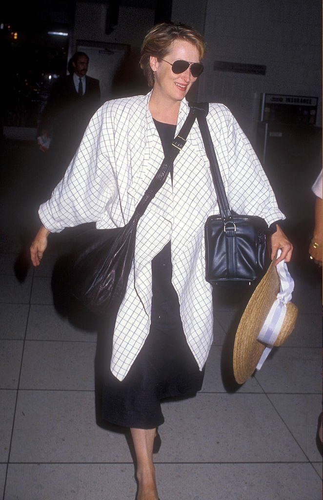 Meryl Streep at LAX, 1987