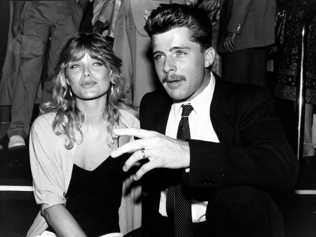 Michelle Pfeiffer with Maxwell Caulfield circa 1982