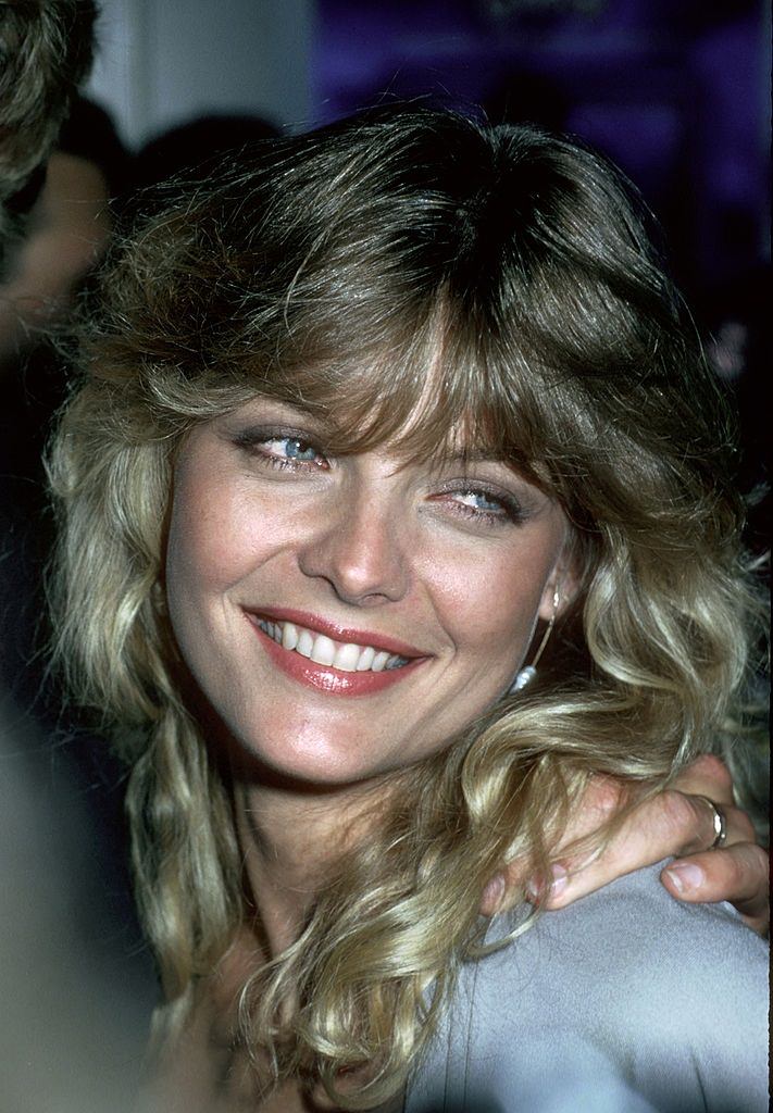 Michelle Pfeiffer at the Premiere party of 'Grease II'
