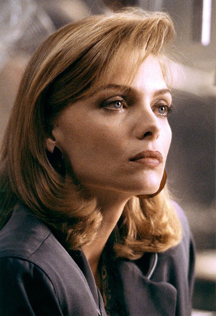Michelle Pfeiffer on the set of Tequila Sunrise