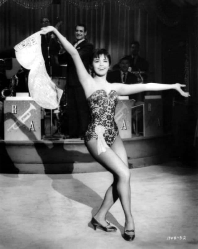 Neile Adams dancing on the stage