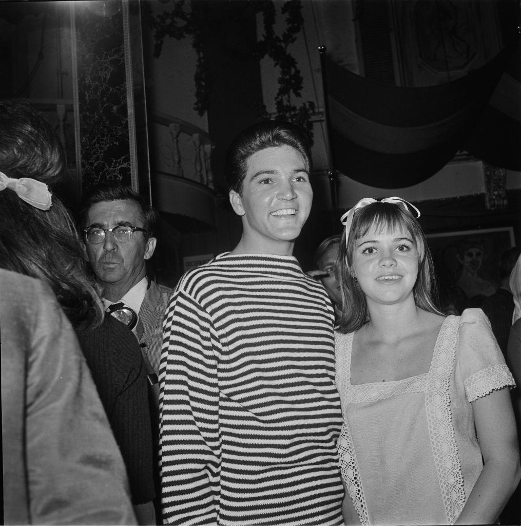 Sally Field with Paul Peterson at Whisky A Go Go, a nightclub in West Hollywood, 1965
