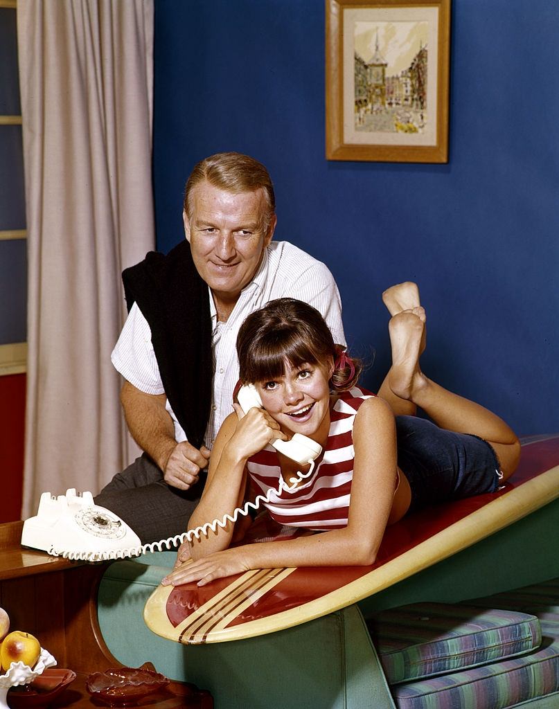 Sally Field and Don Porter in Gidget, 1965