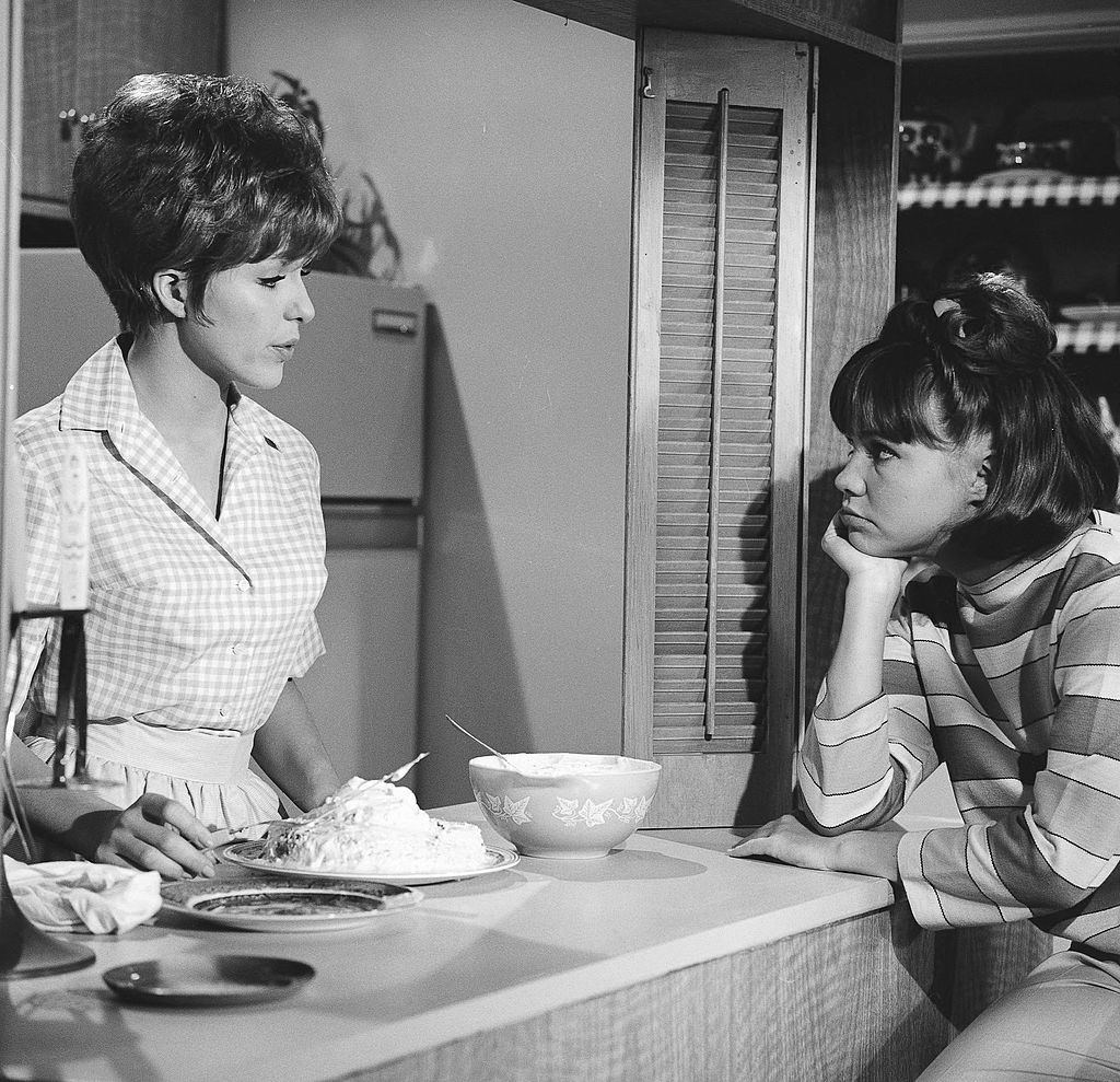 Sally Field with Betty Conner in Gidget, 1965