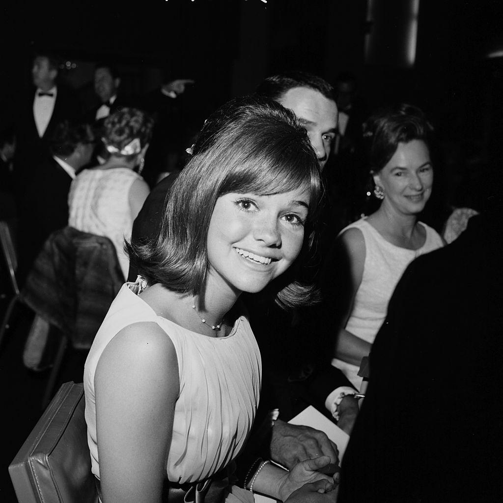 Sally Field attends a party in Los Angeles, 1958