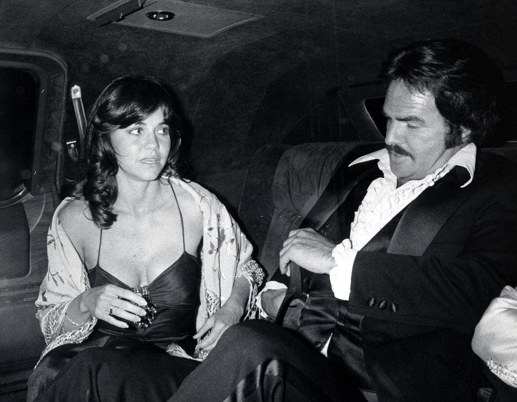 Sally Field with Burt Reynolds, 1977