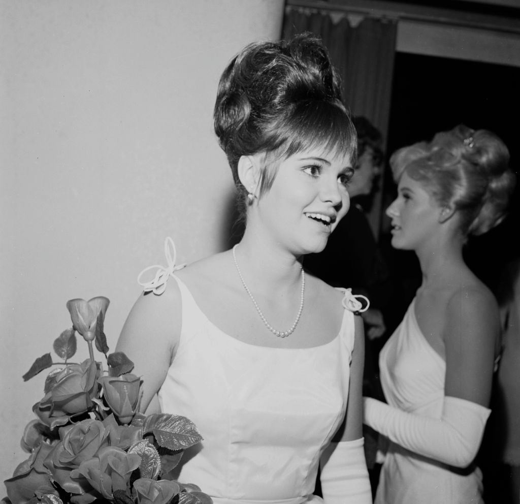 Sally Field at the Deb Star Ball in Los Angeles, 1958