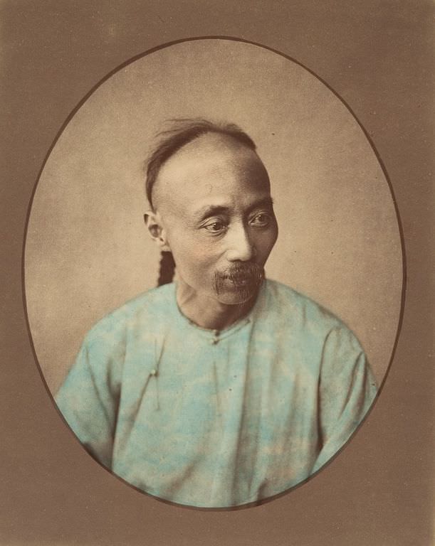 Spectacular Hand-Colored Portraits Of Mid-1870s Chinese People