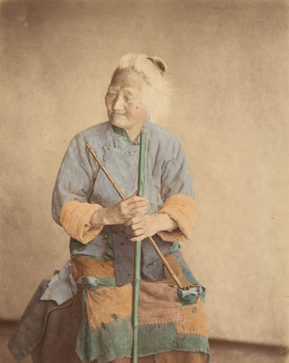 Spectacular Hand-Colored Portraits Of Mid-1870s Chinese People