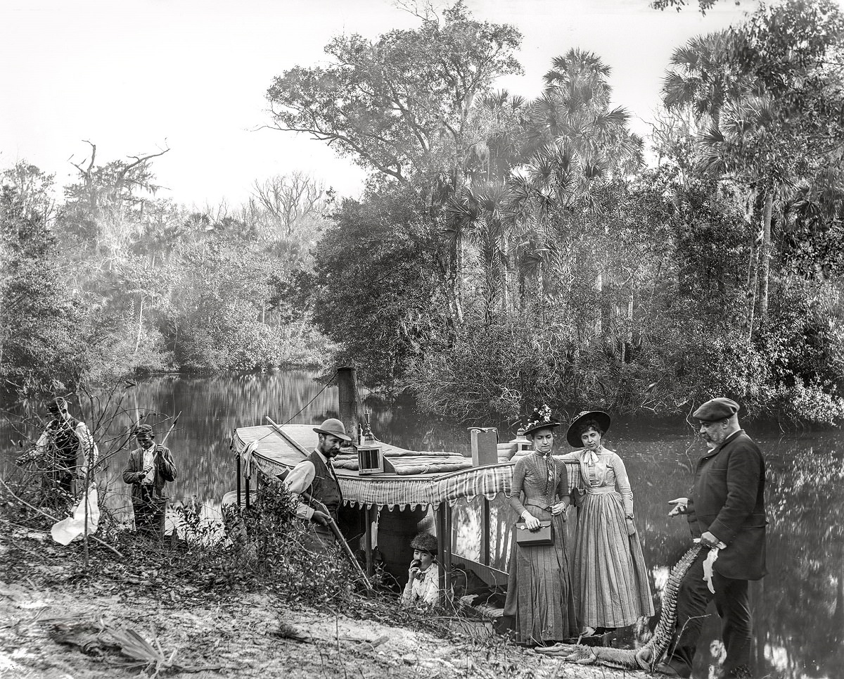 On the Tomoka, Volusia County, Florida, 1897
