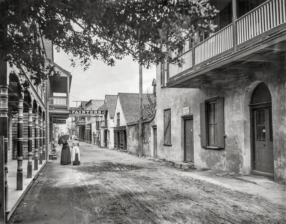 "St. George Street, St. Augustine, Florida, 1894