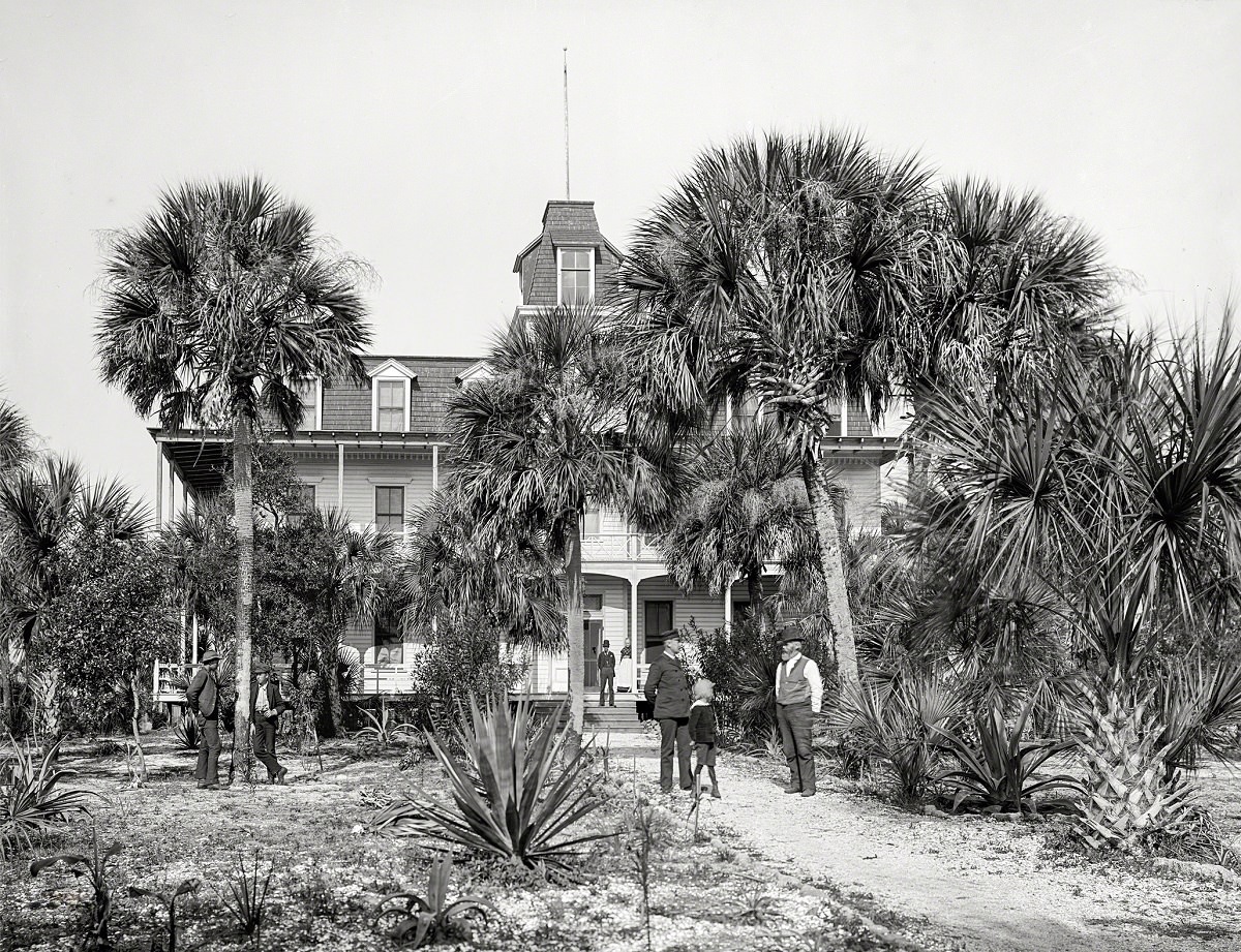Hotel Eau Gallie, Indian River, Brevard County, Florida, circa 1897