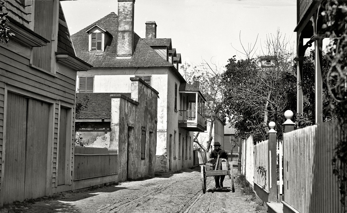 Hospital Street, St. Augustine, Florida, circa 1897