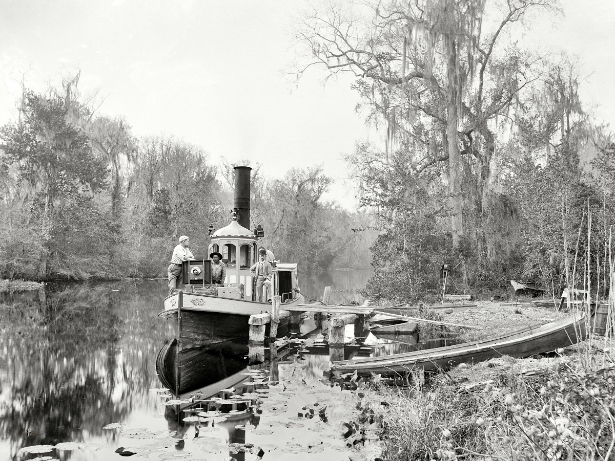 Brown's Landing, Rice Creek, Florida in the 1890s