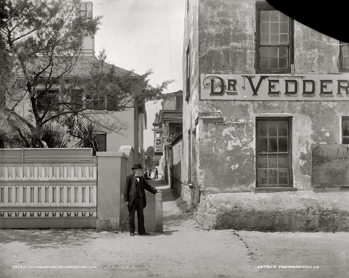 Treasury Street, St. Augustine, Florida, circa 1894