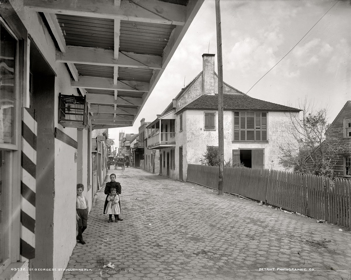 St. George Street, St. Augustine, Florida, 1894