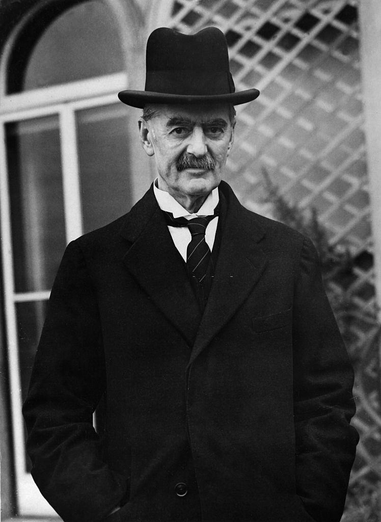 Prime Minister Neville Chamberlain Celebrating His 70th Birthday, in Birmingham, 1939.