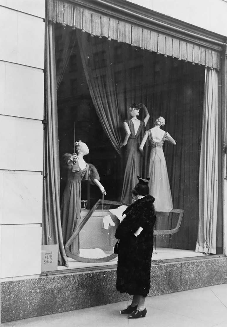 Surrealistic window display, Bergdorf Goodman, New York City