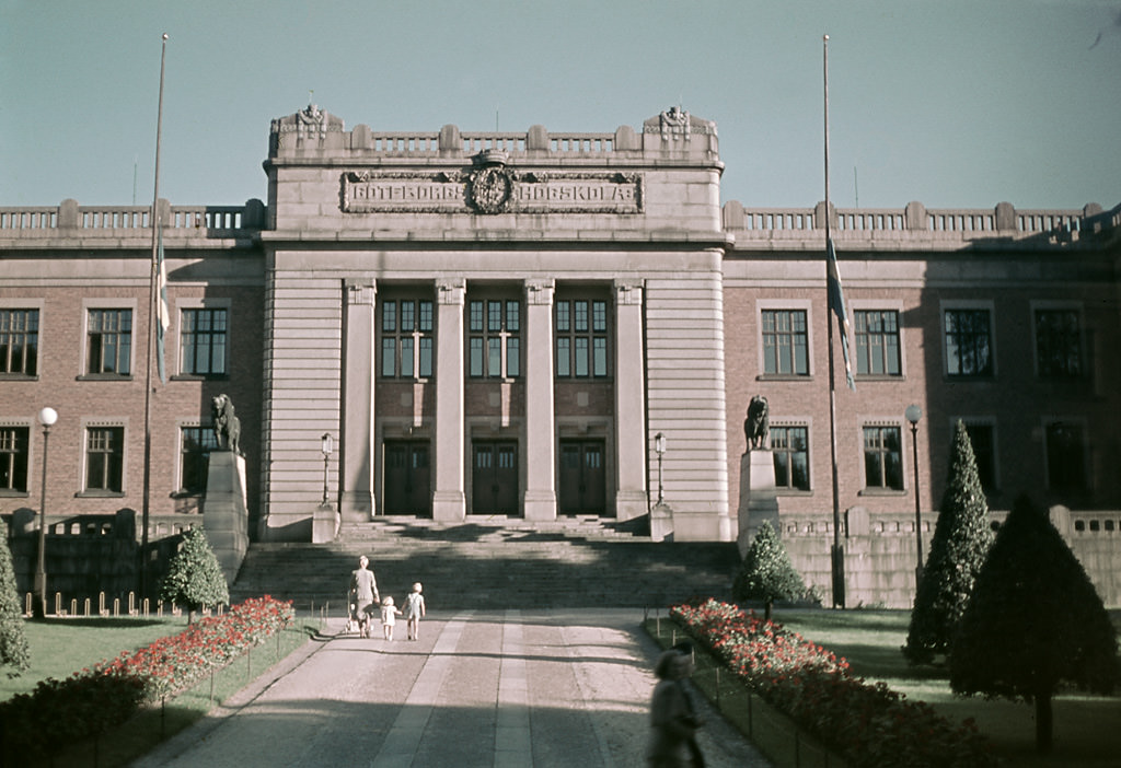 University College of Gothenburg. (Today the University of Gothenburg), 1945