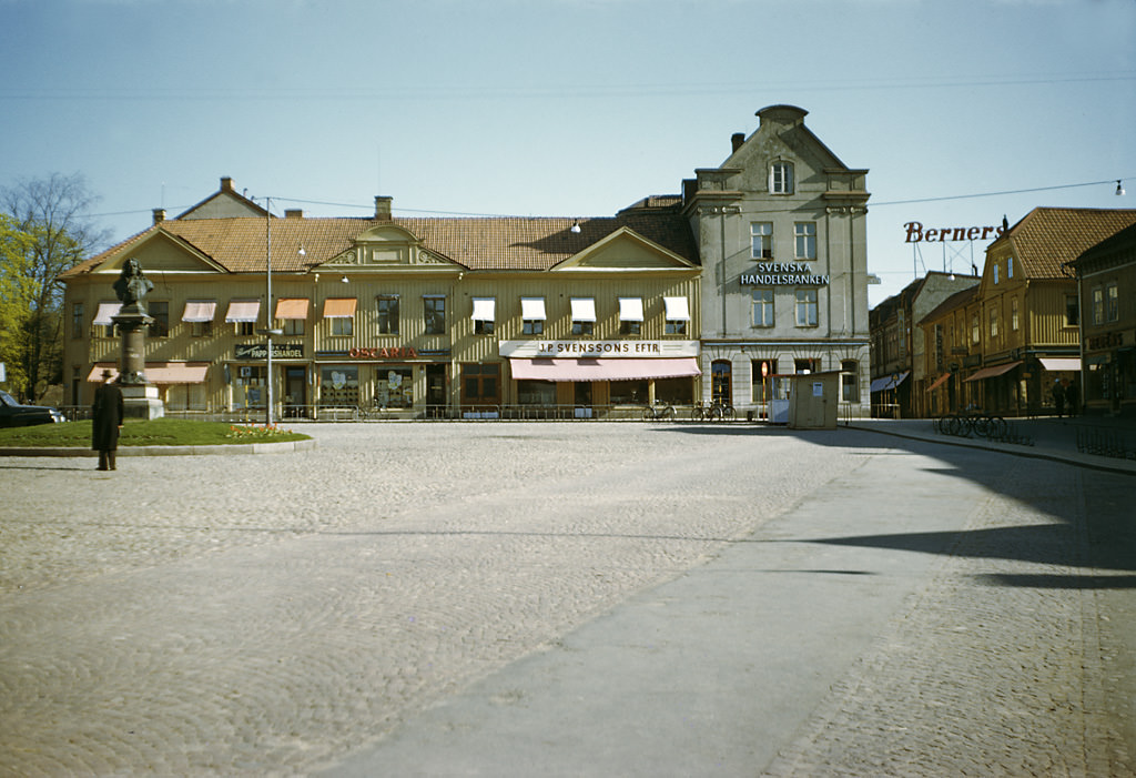 The Main Square in Alingsås, 1948