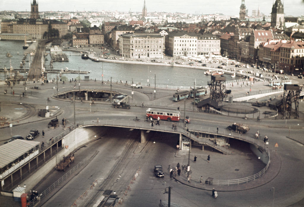 Stockholm, Stockholm, Stockholm, Uppland, Miljöer-Stadsmiljö, Byggnadsverk-Kommunikationsväsen-Trafikanläggning