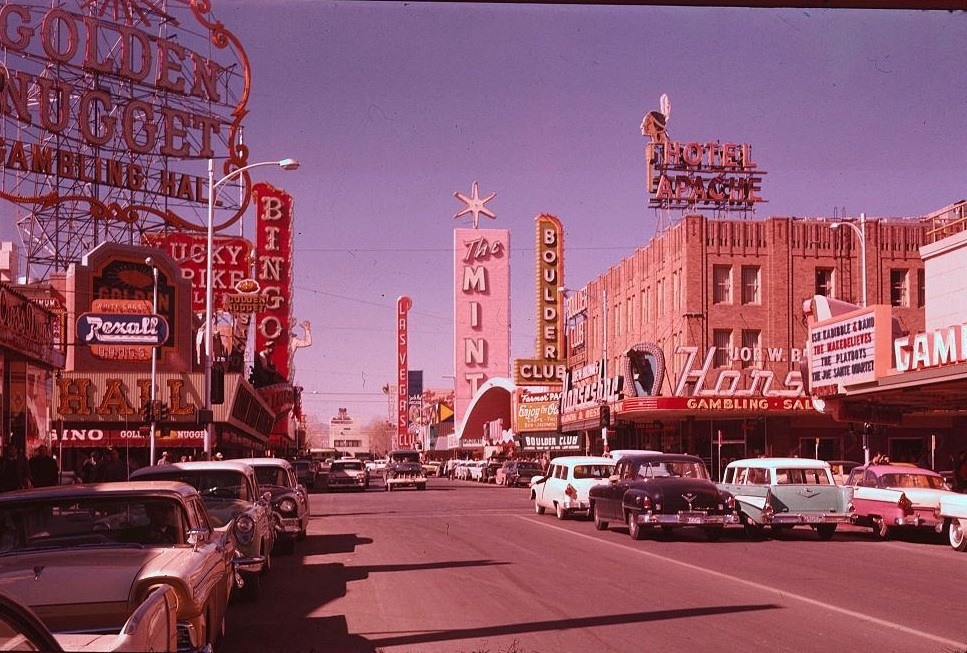 Las Vegas Street Scene, January 1950