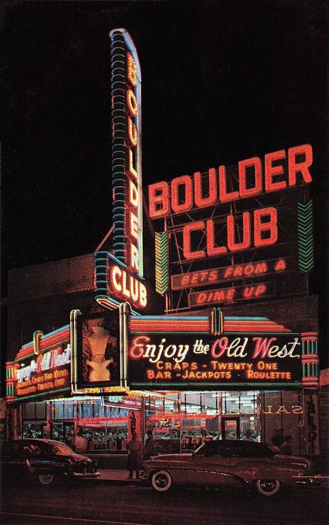 Boulder Club, one of the oldest casinos in Las Vegas, 1950