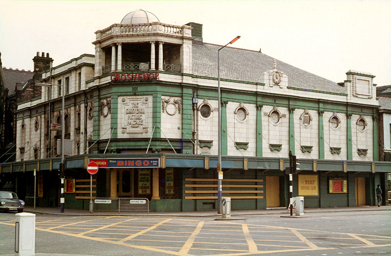 The Grosvenor Picture Palace at All Saints photographed when occupied by the Star Bingo and Social Club, circa 1971. The building is now The Footage pub.