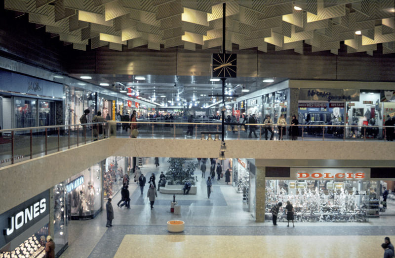 Interior of the Manchester Arndale Centre in 1979