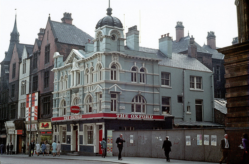 The opulent Oxford Pub was demolished and later became a car park