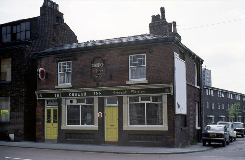 The Church Inn on Cambridge Street, All Saints, around 1972.