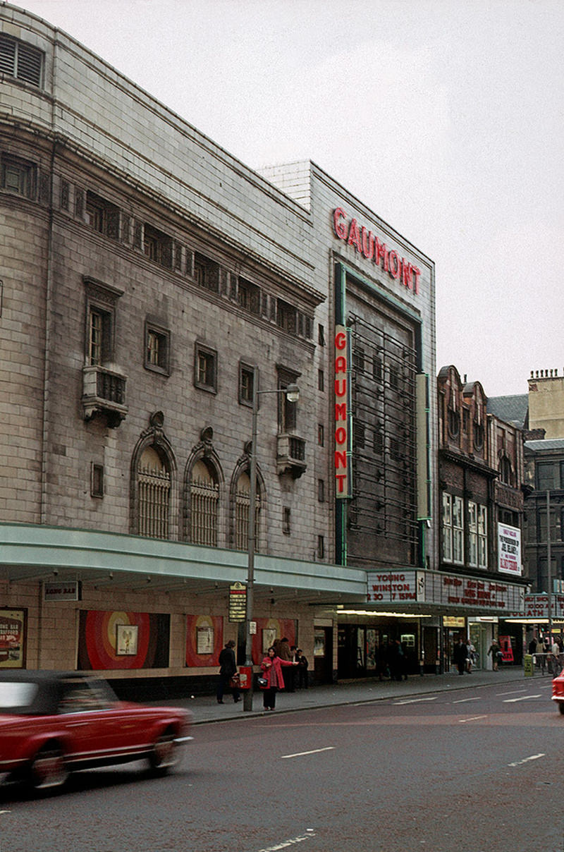 The Gaumont Cinema on Oxford Street in September 1972.