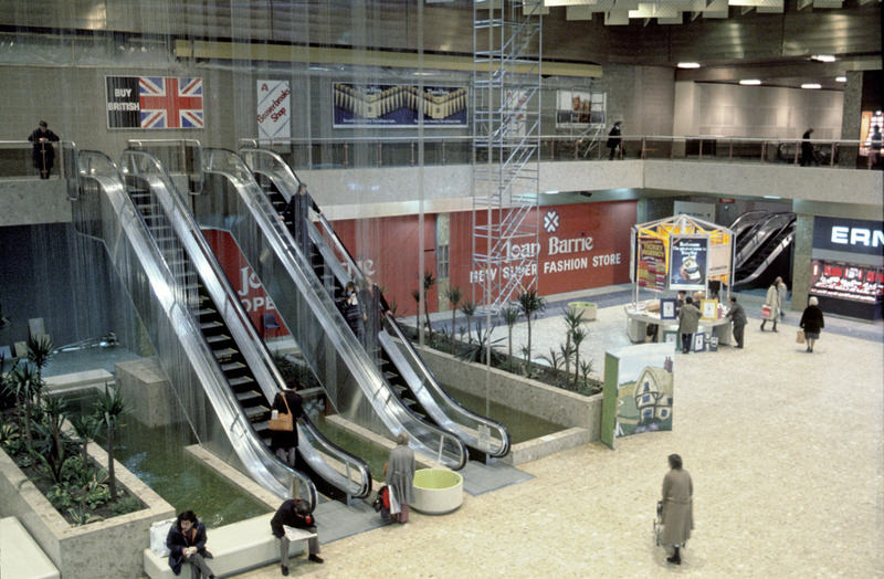 Interior of the Manchester Arndale Centre in 1979