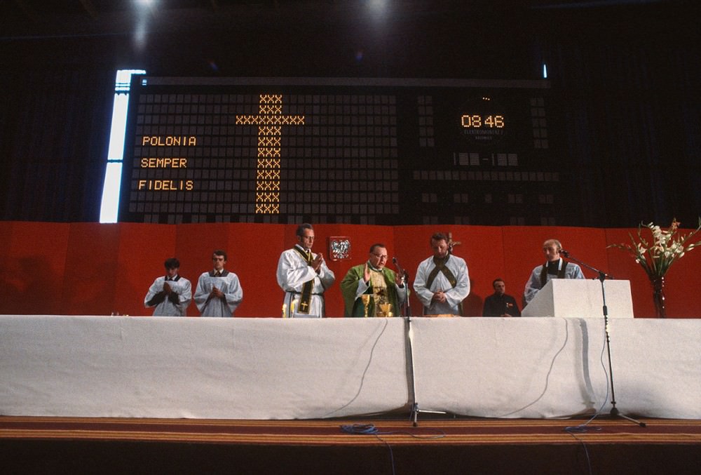 Holy Mass at opening of 1st Convention of Solidarity, Oliwa, 1981.