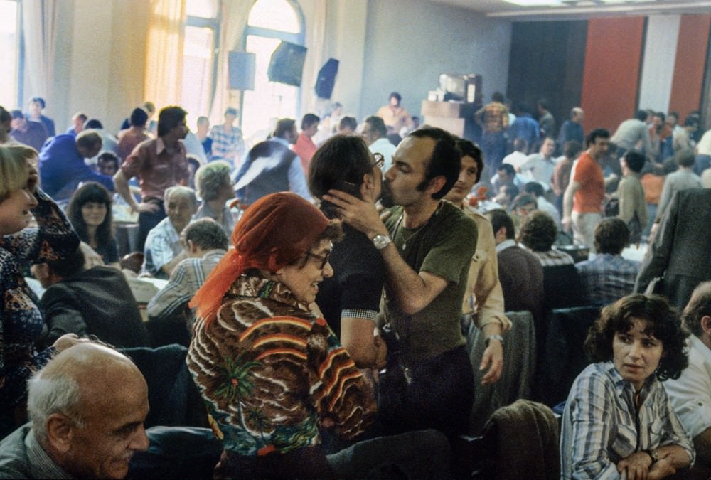 End of strike at the Lenin Shipyard in Gdańsk, 1980.