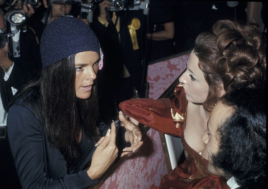 Ali MacGraw with a guest at 43rd Annual Academy Awards, 1971.