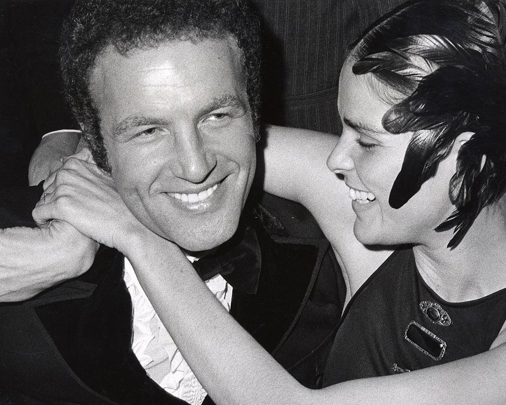 Ali MacGraw with James Caan at the Premiere of "The Godfather" in New York, 1972.