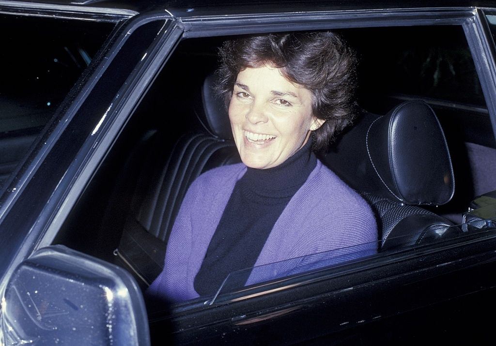 Ali MacGraw at Ma Maison Restaurant in Los Angeles, 1978.