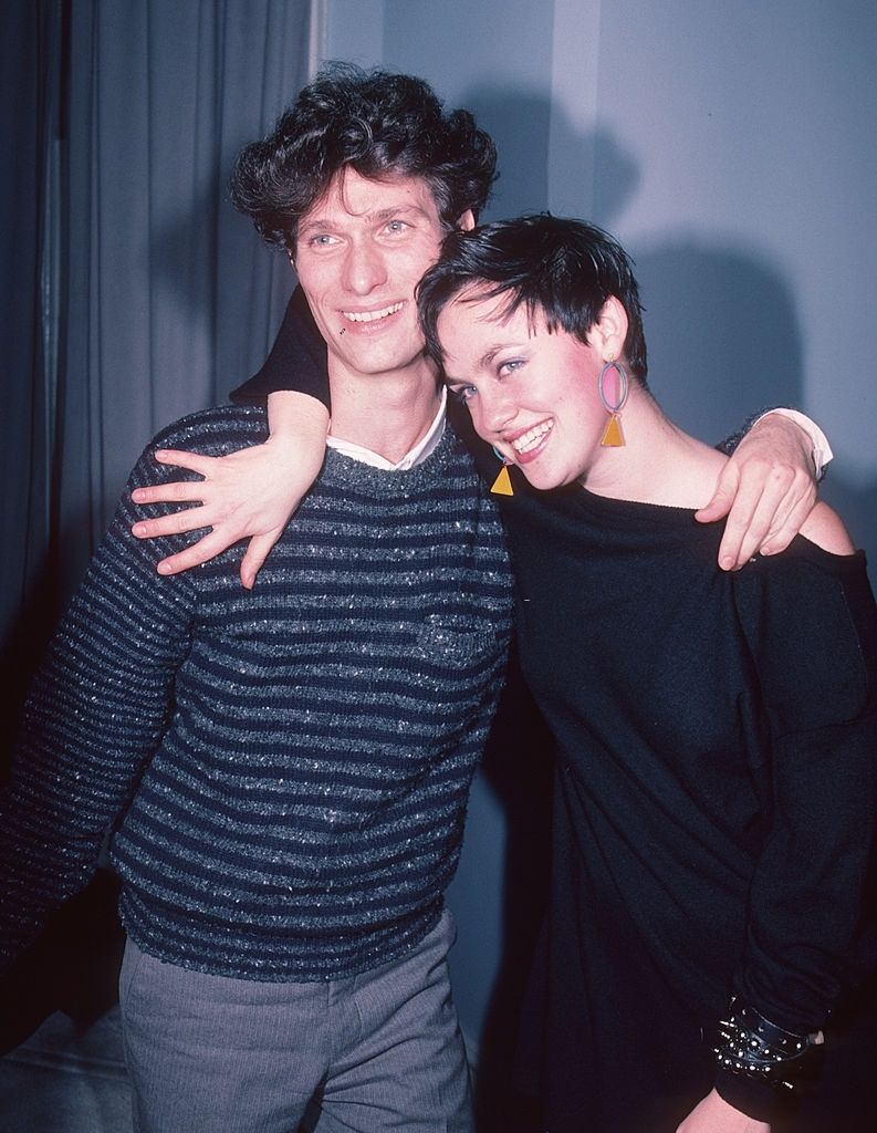 Ali MacGraw with Maura Moynihan, 1983.