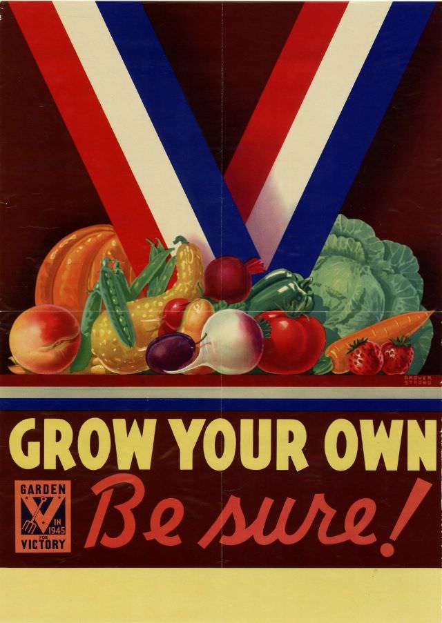 A Victory Garden poster from WWII