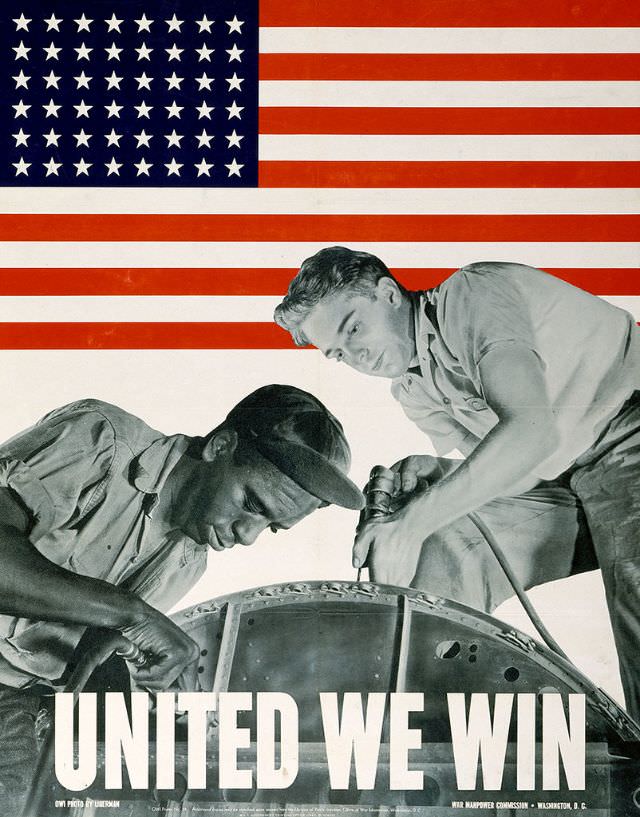 A WWII Poster promoting national unity